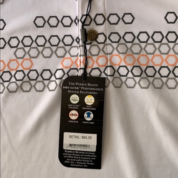 Pebble Beach dry-luxe performance golf shirt - Picture 2 of 6